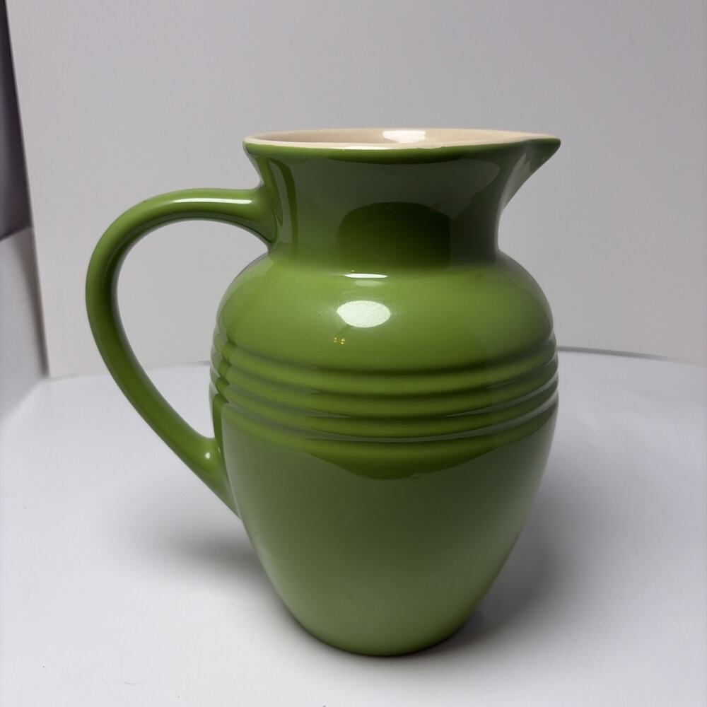 Le Creuset Lime Green Stoneware Pitcher 10-45